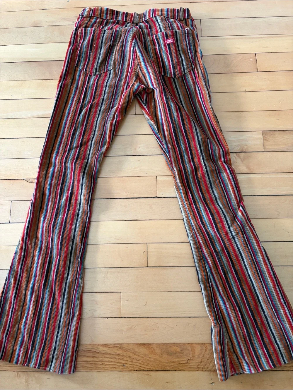 Miss Sixty Multicolor Striped Flare Cords